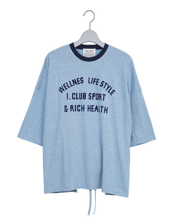 INSCRIRE アンスクリア｜Wellness Back Open Tee I26HS-BC21A｜GEA