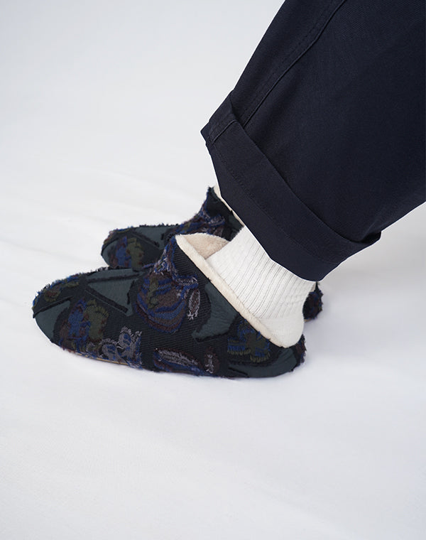 
                  
                    Load image into Gallery viewer, 《ABE HOME SHOES×GEA》ハイカットボア+GEA ブラックチェック/903483253011
                  
                