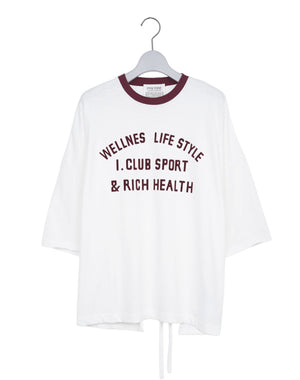 INSCRIRE アンスクリア｜Wellness Back Open Tee I26HS-BC21A｜GEA