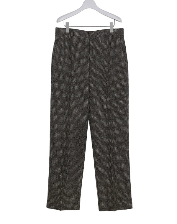 ALPACA WOOL SILK TWEED SLACKS / 315192252004 – satoseni online