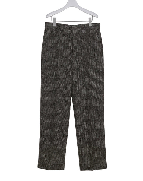 ALPACA WOOL SILK TWEED SLACKS / 315192252004 – satoseni online