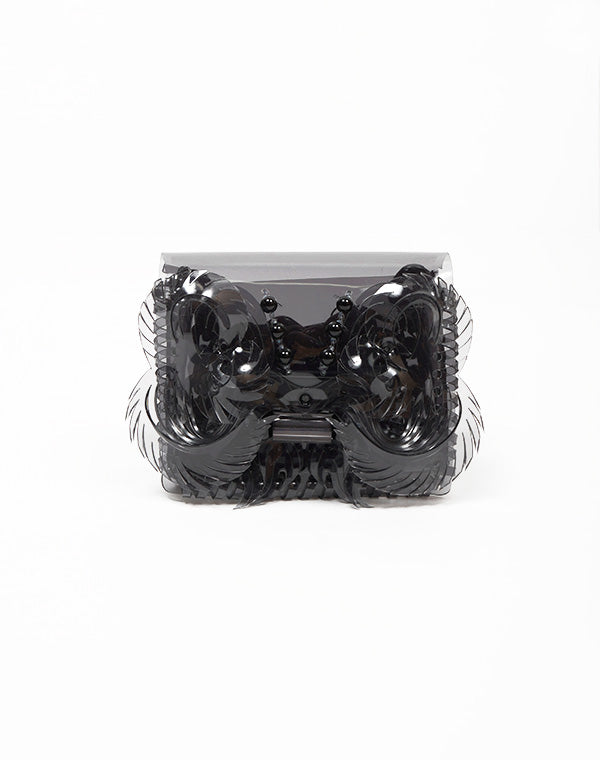 Transparent Sculptural Micro Chain Bag /  335165241003