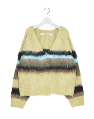 
                  
                    Load image into Gallery viewer, Double Stripe Knit Cardigan / 308333242001
                  
                