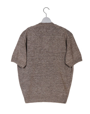 
                  
                    Load image into Gallery viewer, WASHED HIGH COUNT LINEN CREW NECK S/S / 304335241001
                  
                