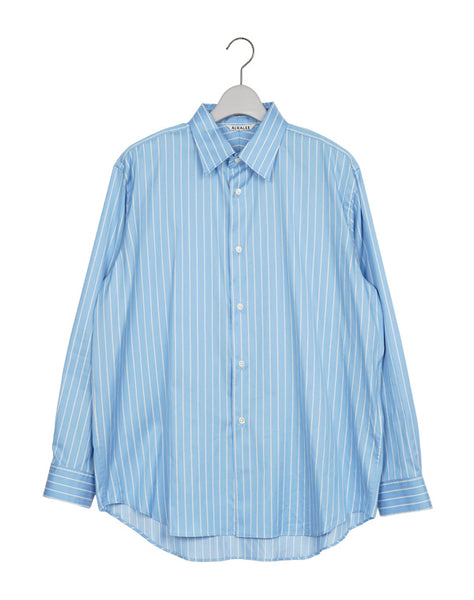 AURALEE オーラリー｜COTTON SILK STRIPE SHIRT A26SS01CS｜GEA