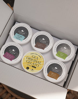 予約/7月上旬発送】《COZAB GELATO×GEA》Gelato Box 6-piece set