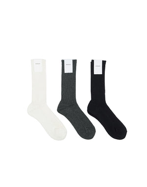 
                  
                    Load image into Gallery viewer, WOMEN COTTON CASHMERE LOW GAUGE SOCKS / 336178251001
                  
                