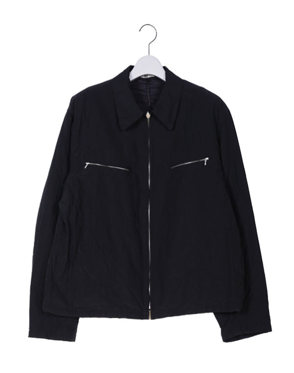 
                  
                    Load image into Gallery viewer, HIGH COUNT WOOL POPLIN BLOUSON / 313192241001
                  
                