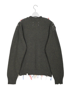 Maison Margiela - Cutout Knit Sweater / 305239232001 – satoseni