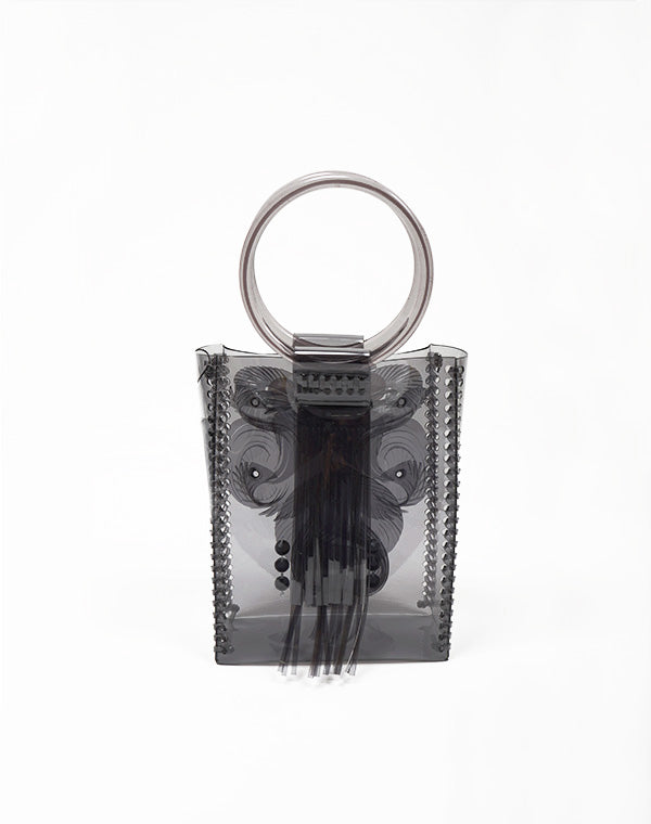 
                  
                    Load image into Gallery viewer, Transparent Sculptural Mini Handbag / 335165241002
                  
                