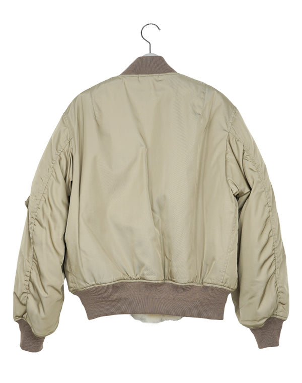 AURALEE オーラリー｜SILK TWILL FLIGHT BLOUSON / MERINO MOUTON