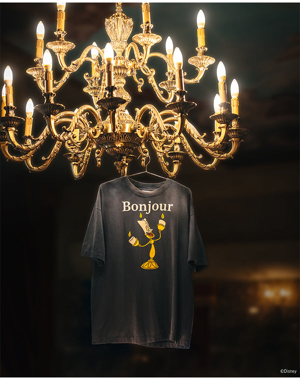 
                  
                    Load image into Gallery viewer, SM-HR1-0000-C87/DSN_SS TEE/BONJOUR / 304231252011
                  
                