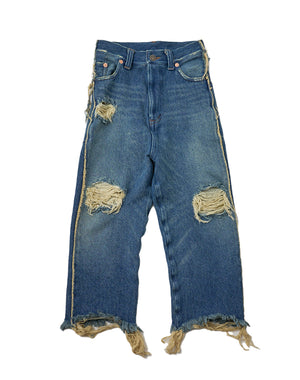 
                  
                    Load image into Gallery viewer, x1.5 RESIZED DENIM PANTS / 315175232001
                  
                