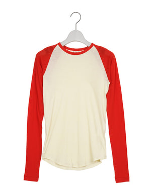 AURALEE オーラリー｜SUPER HIGH GAUGE SHEER RIB RAGLAN P/O