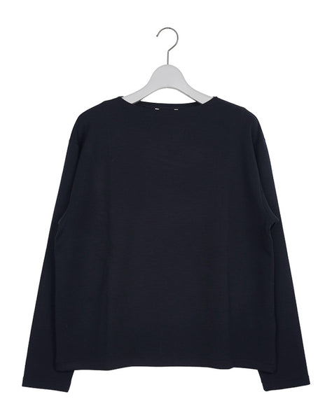 AURALEE オーラリー｜ WOOL STRETCH DOUBLE JERSEY BOAT NECK P/O｜GEA