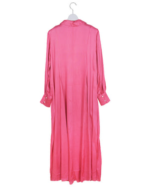 
                  
                    Load image into Gallery viewer, 【SALE】Modal Satin Plain Panel Dress / 303237232003
                  
                