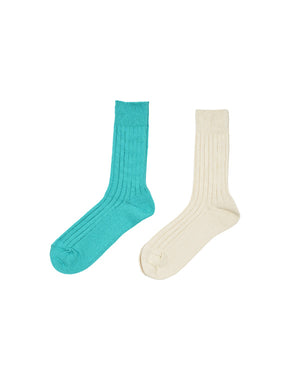 
                  
                    Load image into Gallery viewer, 2 Pairs Of Recycled Cotton Socks / 336170241001
                  
                