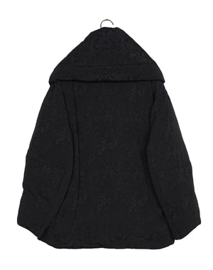 Floral Jacquard Rounded Down Jacket / 314165252001 – satoseni