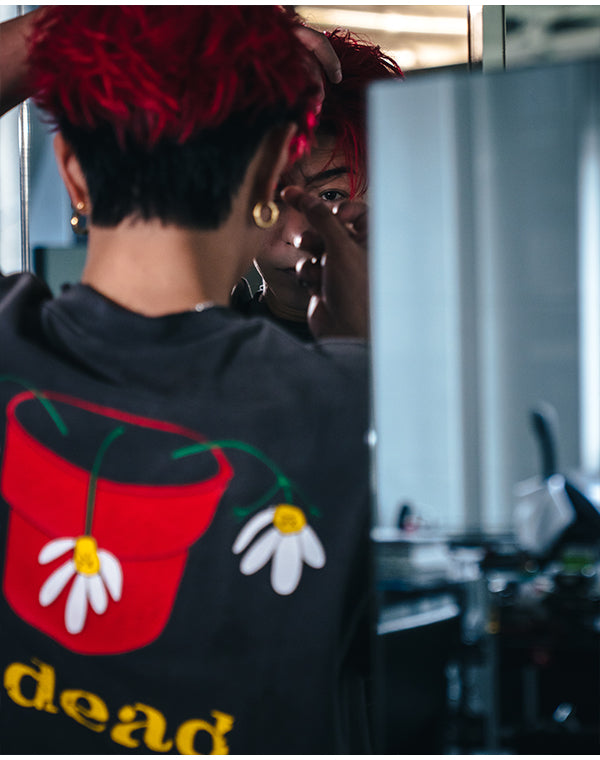 
                  
                    Load image into Gallery viewer, SM-HR1-0000-C18/DLS_SS TEE/DE LA SOUL/BLACK / 304231252008
                  
                