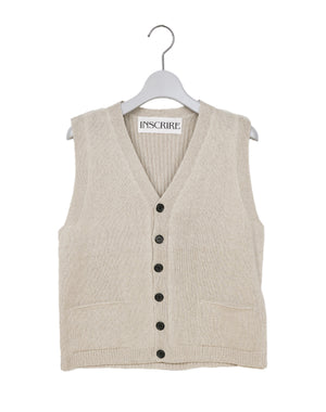 
                  
                    Load image into Gallery viewer, Cotton Linen Gilet / 309342251001
                  
                