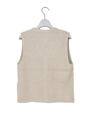 
                  
                    Load image into Gallery viewer, Cotton Linen Gilet / 309342251001
                  
                