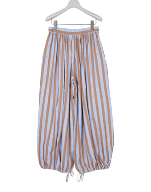 
                  
                    Load image into Gallery viewer, Cotton Voile Stripe Pants / 315237241003
                  
                