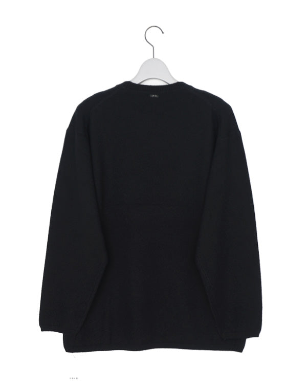 
                  
                    Load image into Gallery viewer, CASHMERE KNIT CREWNECK(BABY CASH) / 301861242003
                  
                