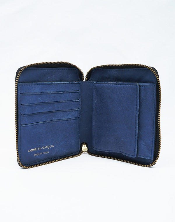 
                  
                    Load image into Gallery viewer, WASHED 二つ折りZIP財布 / 360135232005
                  
                