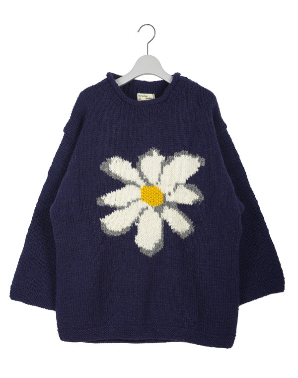 
                  
                    Load image into Gallery viewer, Roll Neck Knit-Flower / 301298232001
                  
                