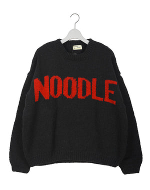 
                  
                    Load image into Gallery viewer, Crew Neck Knit-NOODLE / 301298232004
                  
                