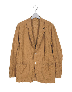 
                  
                    Load image into Gallery viewer, WRINKLED WASHED FINX TWILL JACKET / 313192241004
                  
                