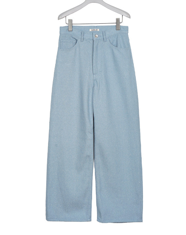 オーラリー AURALEE 26SS SILK NEP DENIM 5P AURALEE / SILK NEP DENIM 5P WIDE PANT / A26AP02SD – satoseni