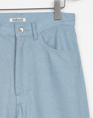 AURALEE / SILK NEP DENIM 5P WIDE PANT / A26AP02SD – satoseni