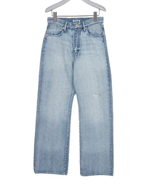 AURALEE オーラリー｜Women FADED SELVEDGE LIGHT DENIM PANTS