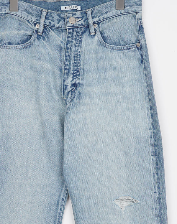 AURALEE オーラリー｜Women FADED SELVEDGE LIGHT DENIM PANTS
