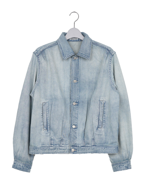 AURALEE / FADED SELVEDGE LIGHT DENIM BLOUSON / A26SB01DE