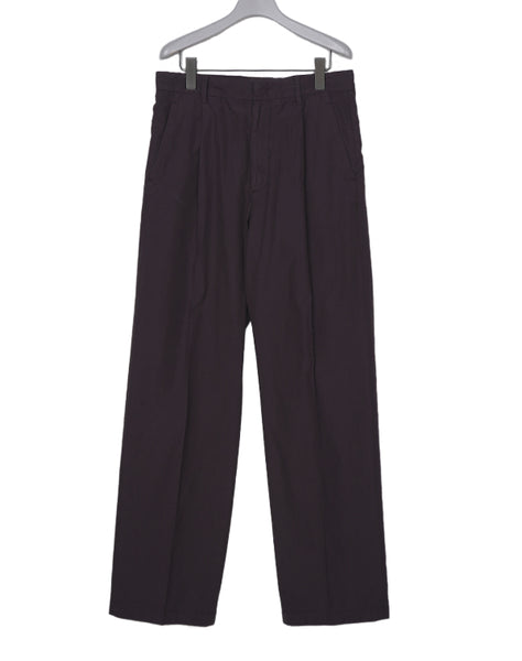 AURALEE オーラリー｜GARMENT-DYED FINX SHUTTLE WEATHER ONE-TUCK