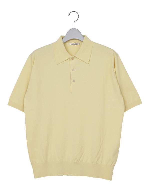 AURALEE ポロシャツ AURALEE オーラリー｜GIZA HIGH GAUGE KNIT POLO A26SP03KA｜GEA