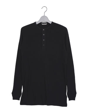 AURALEE オーラリー｜ORGANIC SOFT RIB HENLEY NECK P/O A26SP01OT