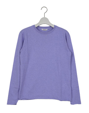 AURALEE / BRUSHED ORGANIC COTTON CASHMERE JERSEY L/S TEE