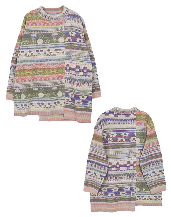 
                  
                    Load image into Gallery viewer, 実りの森ワイド切替プルオーバー / BEA01402WA
                  
                