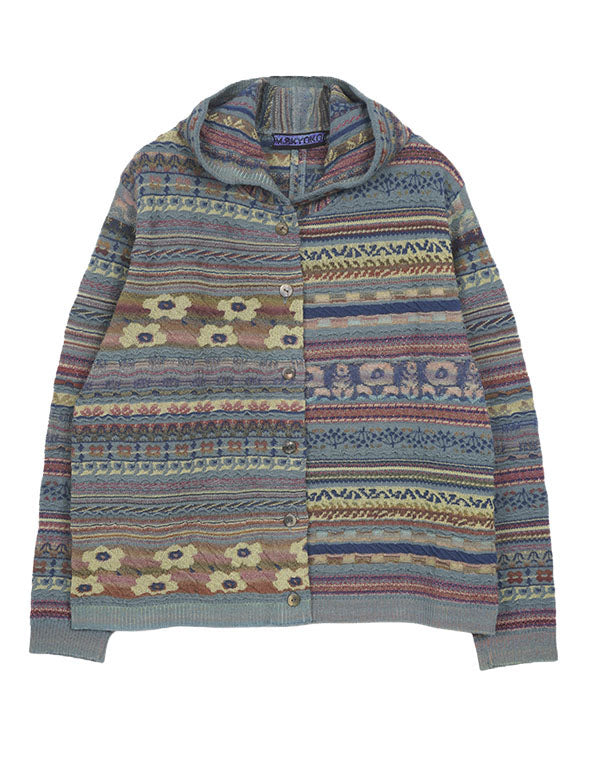 
                  
                    Load image into Gallery viewer, 実りの森切替フーディーカーディガン / BEA01405WA
                  
                