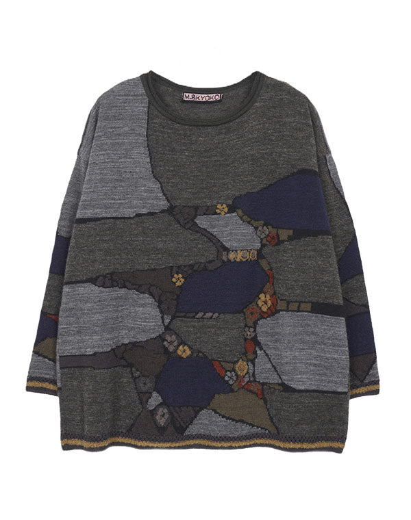 
                  
                    Load image into Gallery viewer, アースインターシャプルオーバー / BEA01430WA
                  
                