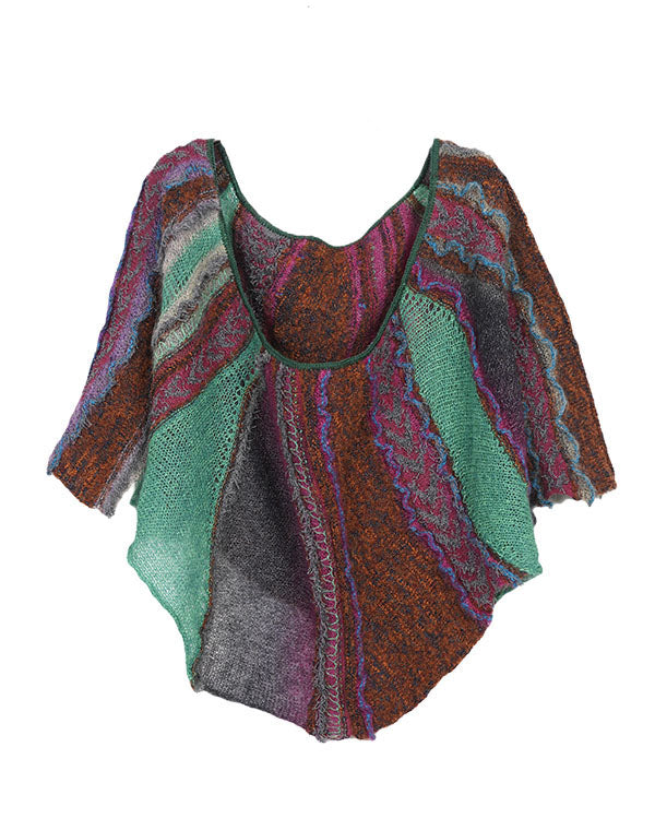 
                  
                    Load image into Gallery viewer, ファンシーボーダー円形ショール / BEA01444WA
                  
                