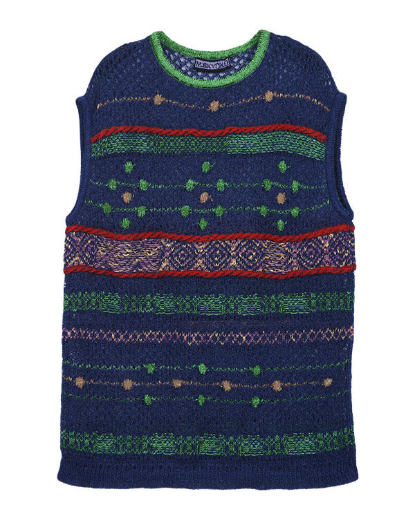 
                  
                    Load image into Gallery viewer, モヘヤメッシュジャカードベスト / BEA01445WA
                  
                