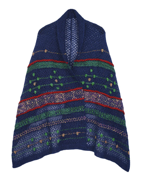 
                  
                    Load image into Gallery viewer, モヘヤメッシュジャカードショール / BEA01447WA
                  
                