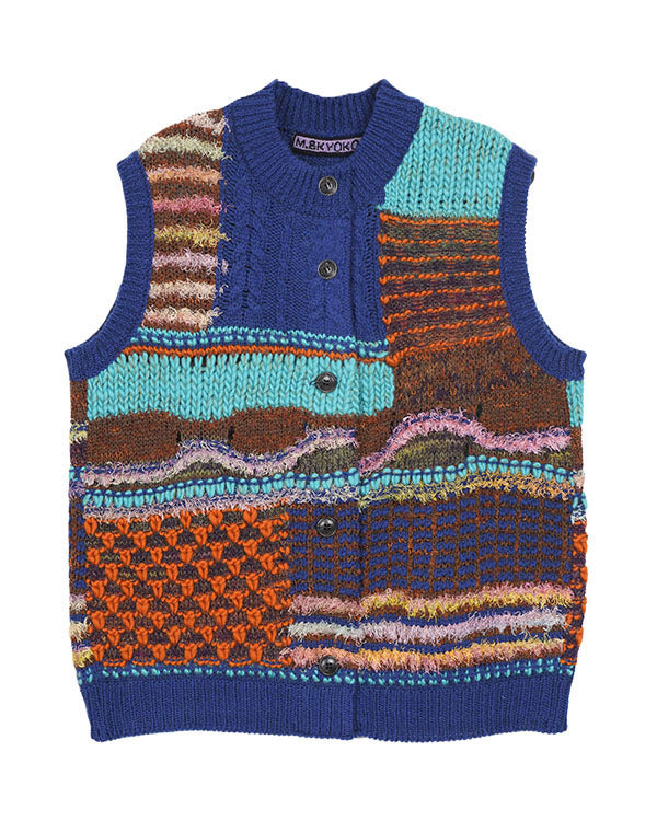 
                  
                    Load image into Gallery viewer, ファンシーMIXベスト / BEA01449WA
                  
                