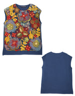 M.&KYOKO エムアンドキョウコ 肘パッチ 立体編み柄ニット【未使用】 M.&KYOKO エムアンドキョウコ 肘パッチ 立体編み柄ニット【未