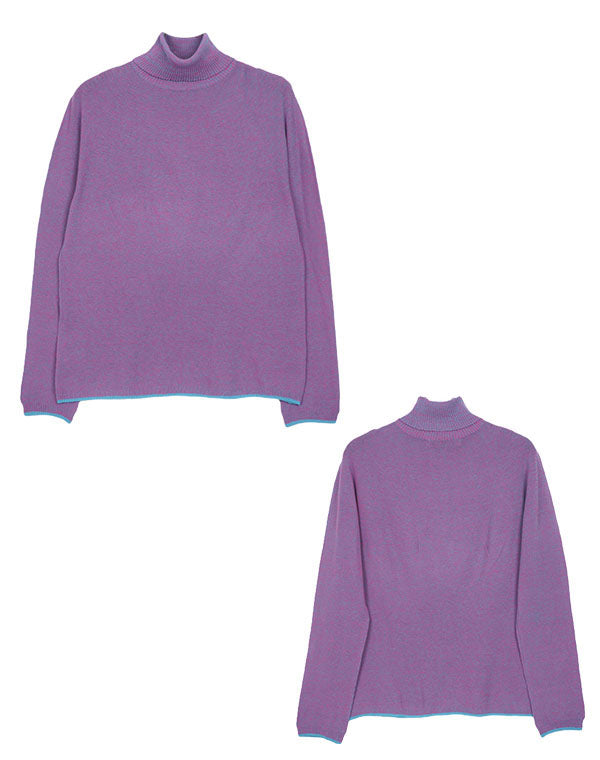 
                  
                    Load image into Gallery viewer, シームレスコットンハイネックプルオーバー / BEA01460WA
                  
                