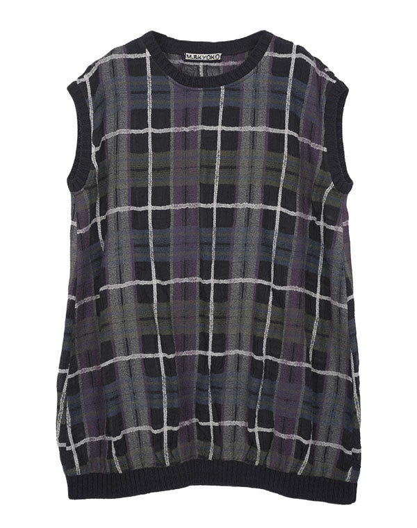 
                  
                    Load image into Gallery viewer, カラフルチェックベスト / BEA01470WA
                  
                